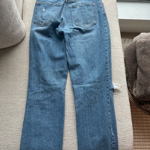 Abercrombie & Fitch Blue High Rise Jeans - Picture 4 of 5